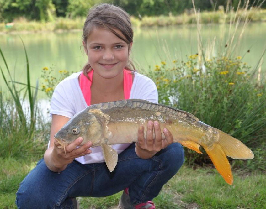 Eugénie Burban : Pêche au Haras du Feuillard